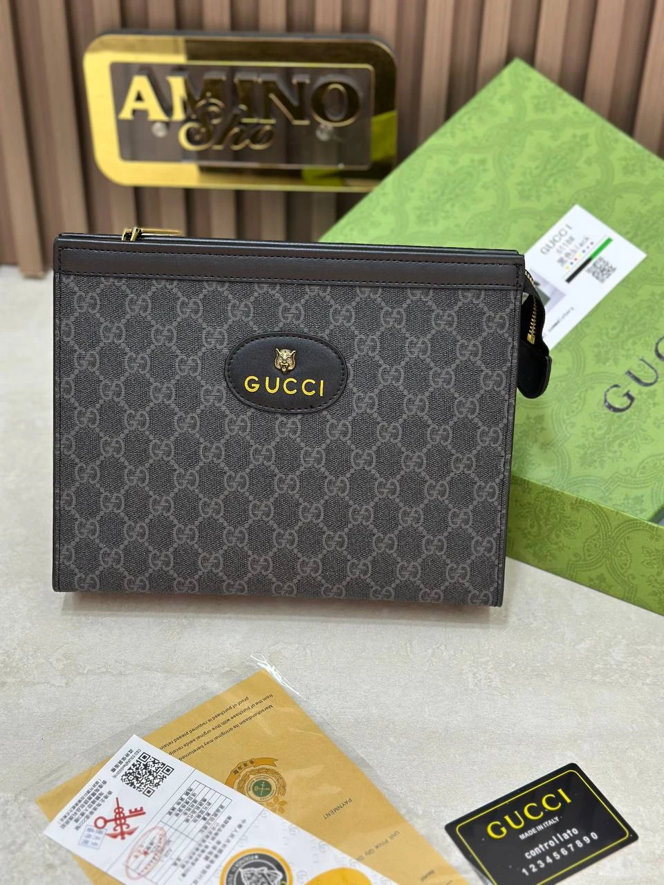 SAC A MAIN GUCCI LION